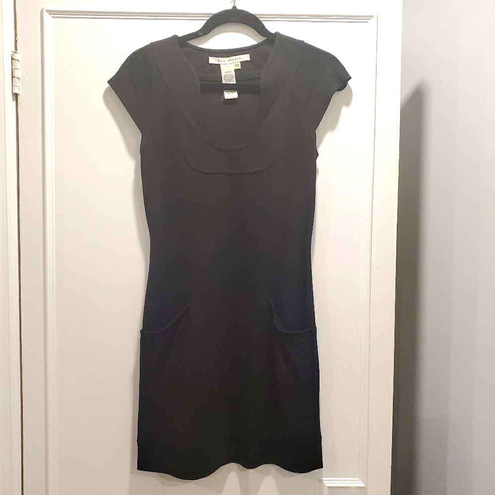 Black mini dress